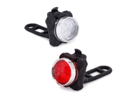 YIZHOOD Luz Trasera USB Recargable 2 Piezas DES361 (Negro)