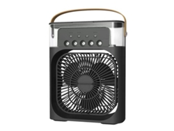 Ventilador de aire acondicionado en aerosol multifuncional Digitallab (negro)
