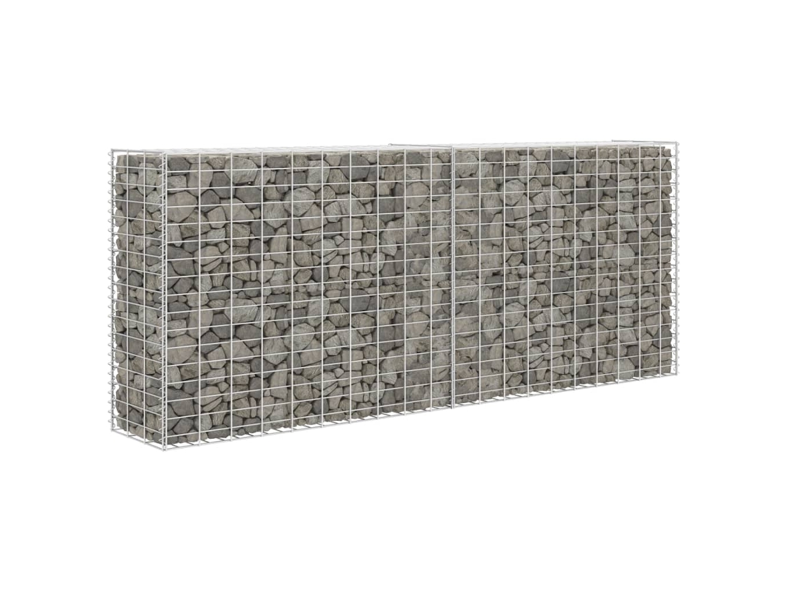 Muro de gaviones/cesta de acero galvanizado de 85 x 30 x 200 cm, DKD HOME DECOR