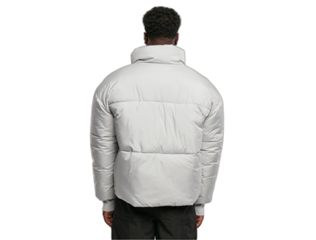 Abrigo para Hombre URBAN CLASSICS (S - Poliéster - Gris)