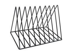 2026rebe-linjou Estante De Escritorio Triangular, Porta Discos De Metal Con 9 Espacios