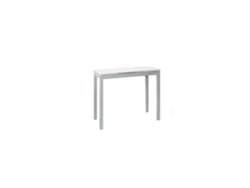 Mesa Cocina Extensible Novi MOMMA HOME (Blanco - Vidrio templado -85/135x40x76 cm)