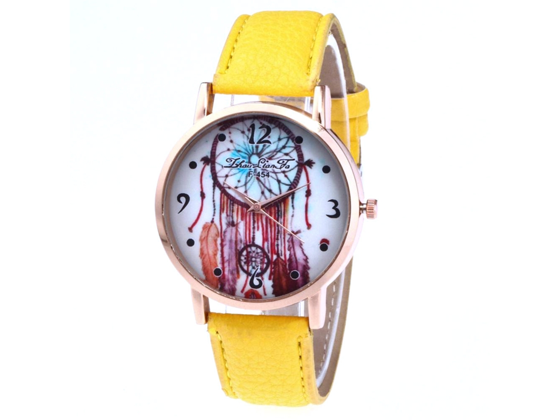 Relógio De Pulso Feminino Casual Simples Com Mostrador Redondo De Quarzo E Cinto De Plástico Rosa