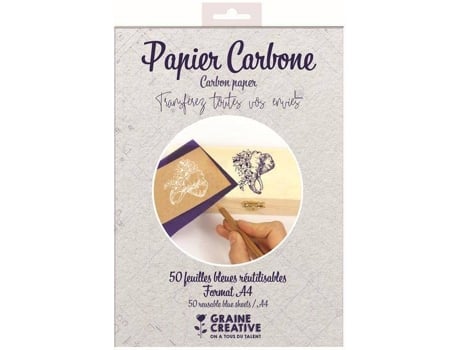 Papel Carbón GRAINE CRÉATIVE Reutilizable A4 (29.7 x 21 cm)