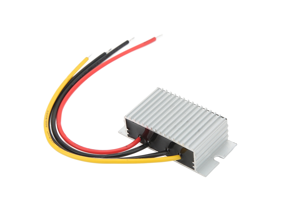 Módulo Convertidor Reductor Cc A Cc De 5 A, De 24 V A 12 V, De Aluminio, Ip67 Con Protecciones Para Un Sistema Seguro.