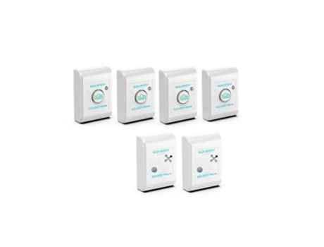 Alarma inalámbrica autónoma 3 en 1 Pack Mobil-Home 3 Dormitorios - SQUIDDY