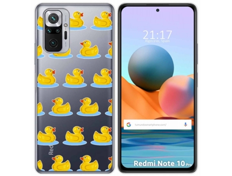 Carcasa Xiaomi Redmi Note 10 Pro TUMUNDOSMARTPHONE Dibujos Transparente Multicolor