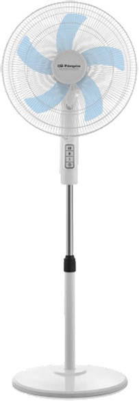 Ventilador de Pie TAURUS PONENT 16C Negro (3 velocidades - 41 W - Diámetro: 60 cm)
