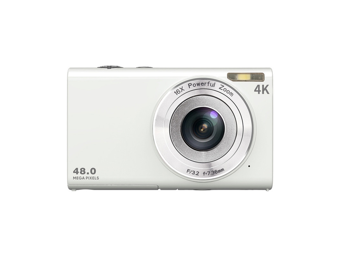 Câmera Compacta Digital SZSMART  Dc402Af 48Mp Resolução 4K 2 8 Polegadas Tela Branco