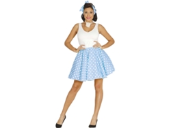 Disfraz de Mujer GUIRCA Pin Up Dos Años 50 Azul  (L = 42/44)