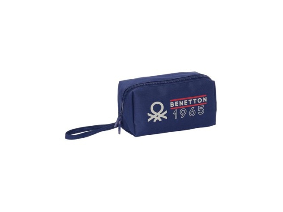 Estuche grande Benetton Varsity cuadrado de 22 x 1 x 1 cm Safta