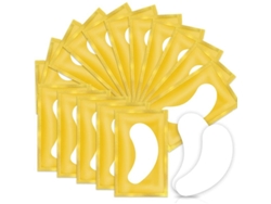 Gel Eye Skins Para Ojos, 50 Pares Para Extensiones De Pestañas Individuales Debajo De Los Ojos, Adhesivo Dorado