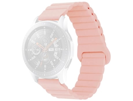 Correa de Silicona magnético 22mm para Haylou RT/RT2/GST/GS/RS3/Huawei Watch 3/Xiaomi Watch S1/S1 Active - rosa
