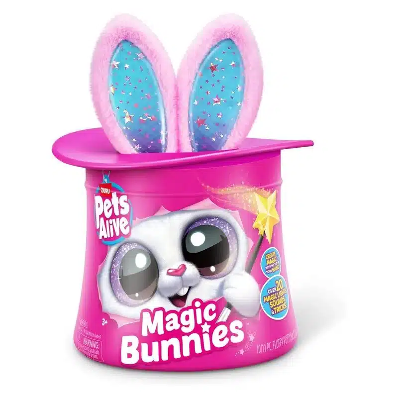 Juguete de peluche interactivo Pets Alive Magic Bunnies Pink 9549 Rs Zuru Innovatoys