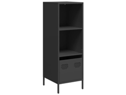 Maison Exclusive - Aparador Acero Negro 35x39x103,5 Cm