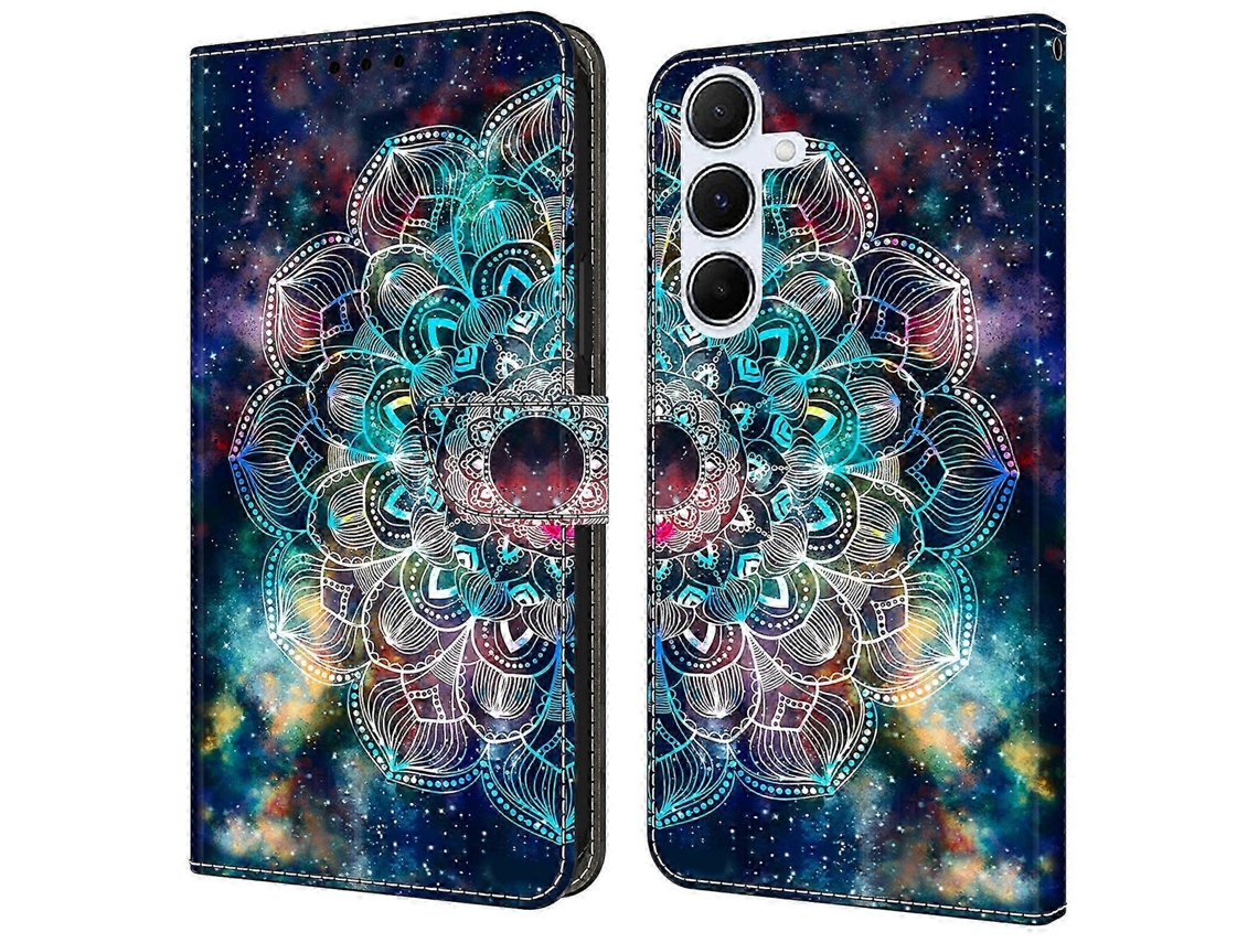 25-26 For Samsung Galaxy A16 5g/ A16 4g Case Pattern Printed Protective Cover Tpu+pu Leather Flip Phone Case