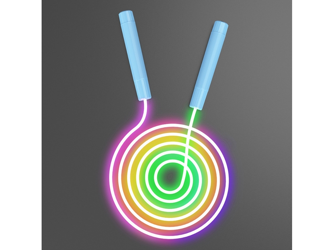 Rebe-cuerda De Saltar Led Para Niños Con Luz Saltador Luminoso Ejercicio Deporte Fitness