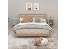 Mesitas de Noche de Pared 2 Pzs 50X30X47 Cm Gris Sonoma