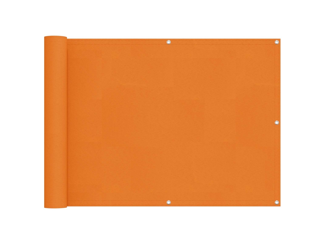 Biombo naranja para balcón de 75 x 200 cm VIDAXL