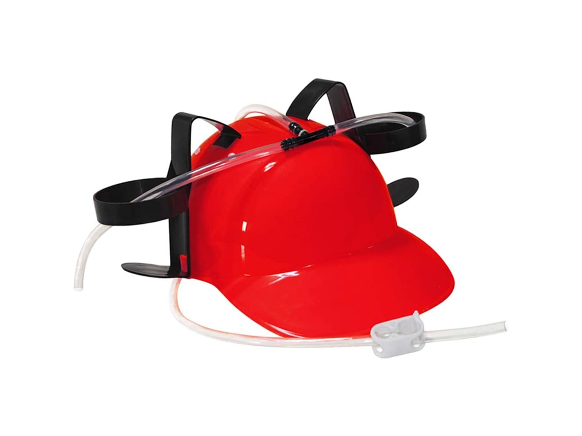 Ats-casco Bebedor Para Fiesta Con Porta Latas Y Pajita Para Cerveza Y Refrescos