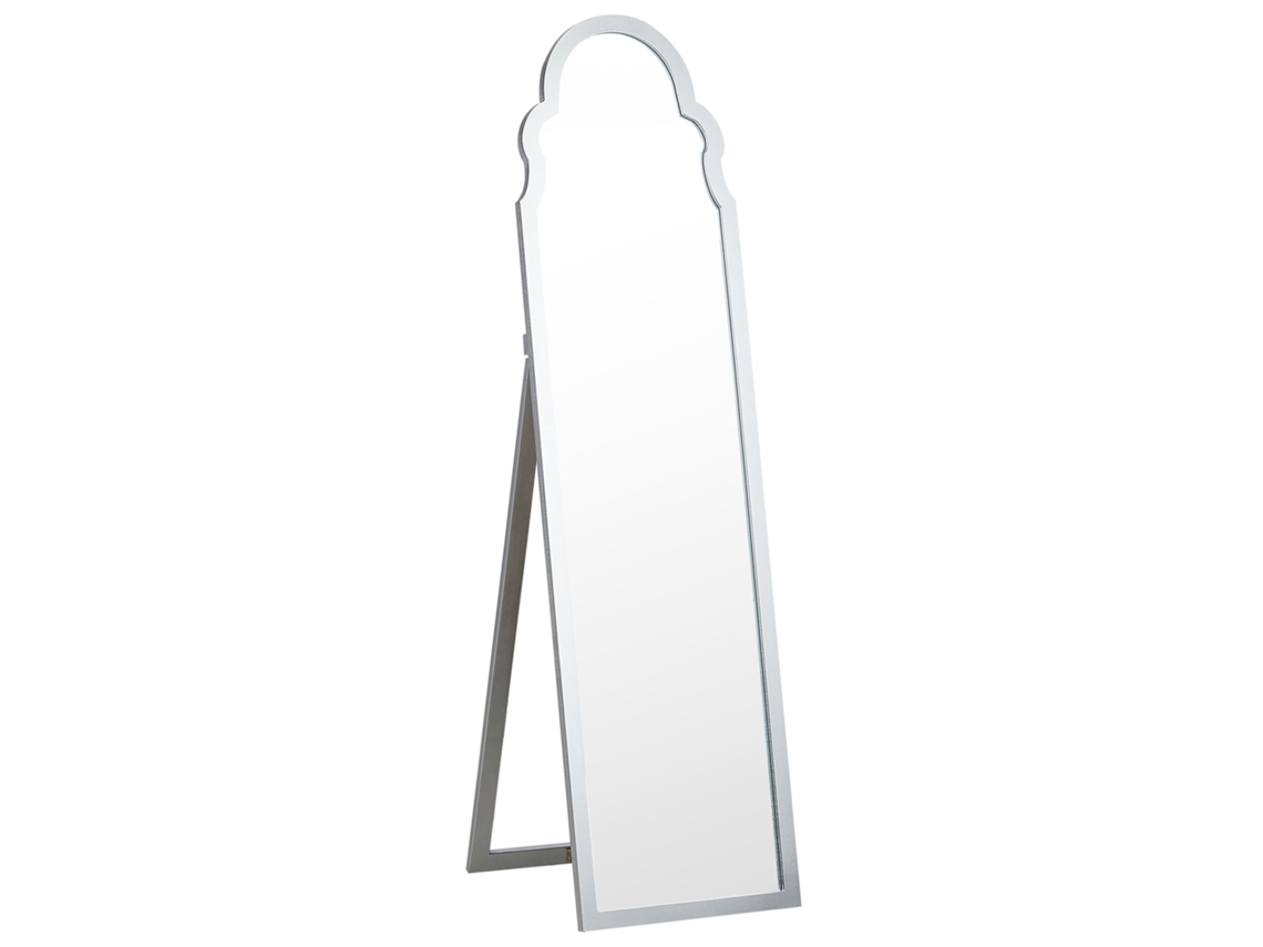 Espejo de pie BELIANI Chatillon de MDF Plateado 40x60x150