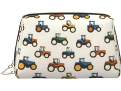 Neceser De Viaje Cuero Organizador Para Mujer Diseño Estampado Vacaciones