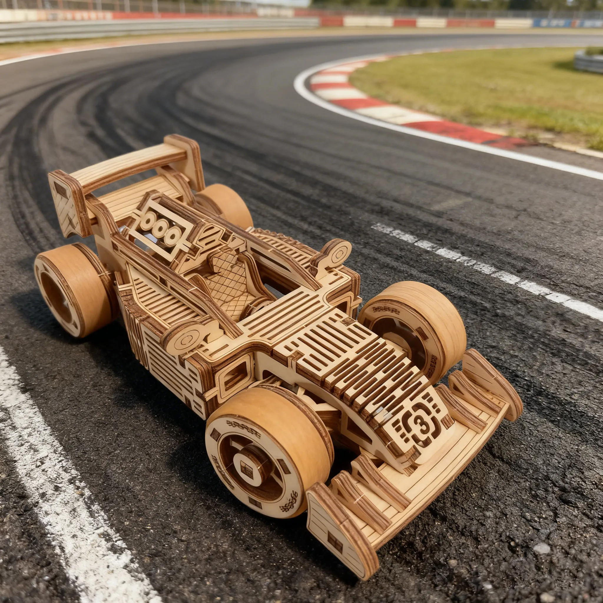 Juego De Rompecabezas 3d De Madera Con Modelo De Mini Coche, Juego De Rompecabezas Diy Para Armar Y Divertirse.