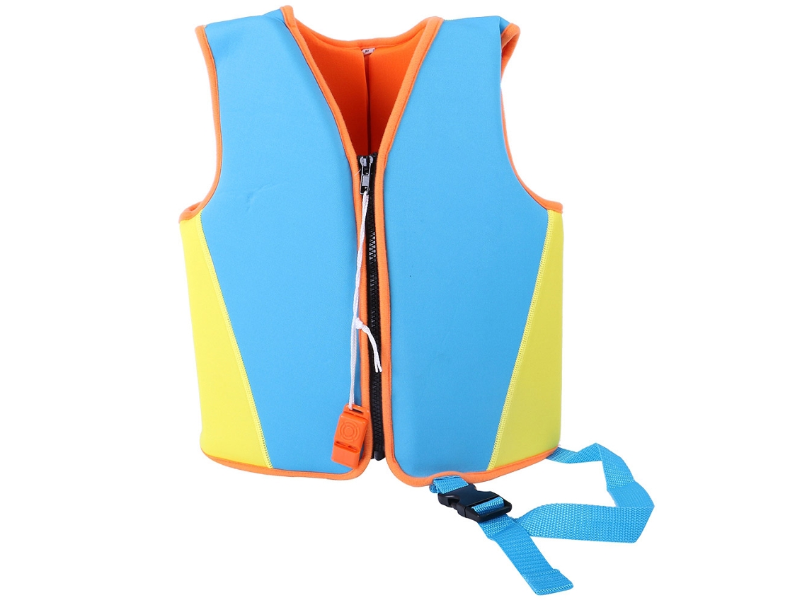 Chalecos de natación Manner Kids, chaleco de neopreno para niños, trajes de baño (azul M)