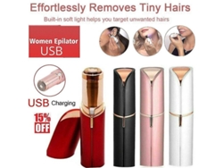 Depilador Facial Perfecto, Recargable Por Usb, Chapado En Oro De 18 Quilates.