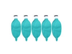 5 bolsas reutilizables de NBR transpirables de 0,5 L para laboratorio industrial de 22 mm