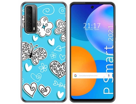 Carcasa Huawei P Smart 2021 TUMUNDOSMARTPHONE Dibujos Multicolor