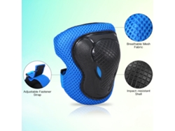 Kit De Protección Infantil 6 En 1 Con Rodilleras, Coderas Y Muñequeras Para Patinaje, Ciclismo Y Monopatín.