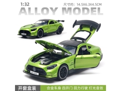Coche De Juguete A Escala 1/32, Fabricado En Metal Fundido A Presión, Con Puertas Que Se Abren, Luces Y Música. Un Coche De Juguete Para Niños.