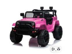 Vehículo Eléctrico Infantil Vrooomy Trail Blazer 1 A 5 Años - Jeep Para Niños Con Amortiguadores, Luces &amp; Reproductor Mp3 - Vehículo A Batería 12v Con Mando A Distancia, Puertas Que Se Abren &amp; Arranque Suave - Rosa