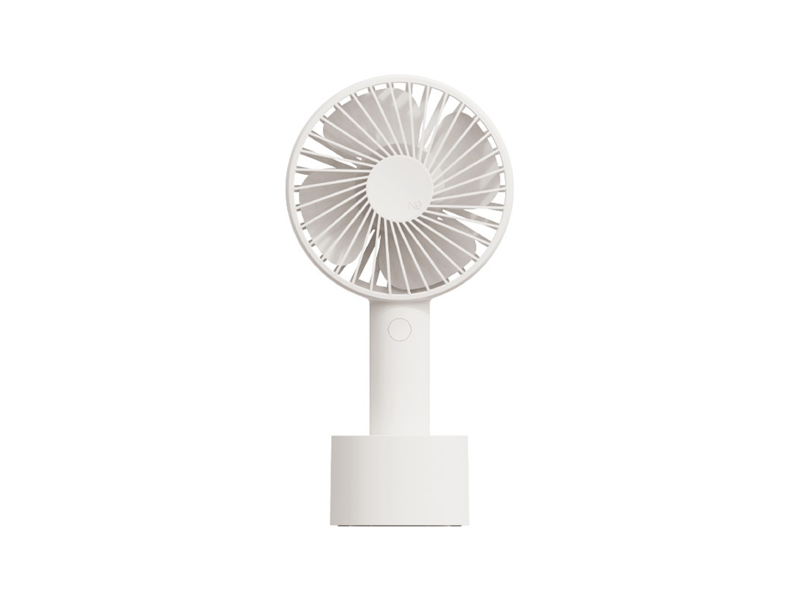 Mini ventilador USB portátil, compacto y recargable, edición mini de verano de 2000 mAh MDUG (blanco)