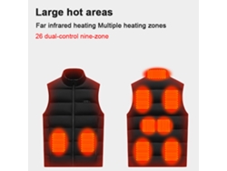 2026-chaleco Calefactor Usb Al Aire Libre Chaleco Caliente Invierno Ropa Eléctrica Flexible Para Pesca Y Senderismo