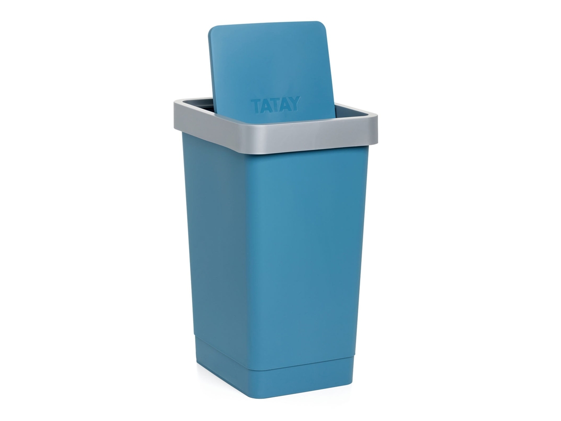 Cubo de Basura TATAY (25 L - Acero Inoxidable - Multicolor)