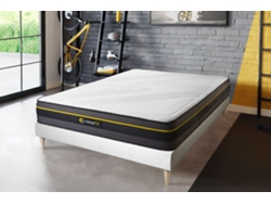 Somier Active Multiláminas Zonas Sleepfit Espuma Con Memoria Blanco (200x200)