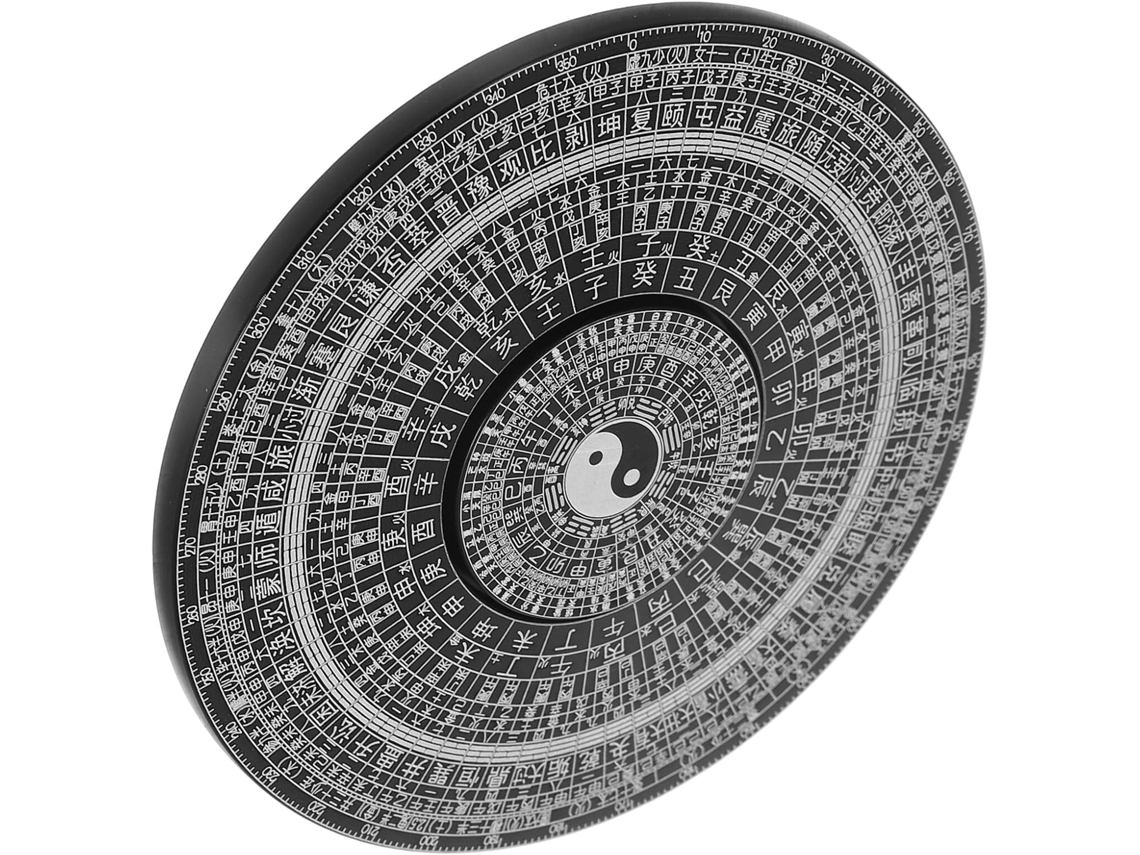 Brújula Bagua Feng Shui, Aleación Negra 80 Multifuncional, Compacta, Caja Regalo, Decoración Hogar,