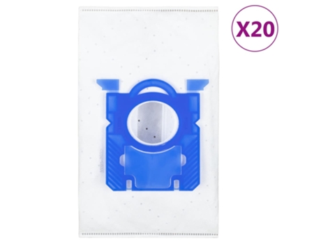 Conjunto 20 Bolsa De Aspiradora VIDAXL (26.5x14.5 cm)