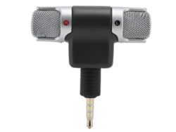 Mini Micrófono Estéreo Inalámbrico Con Conector De 3,5 Mm, Doble Canal, Para Teléfonos Móviles Y Tabletas, Nivel 4