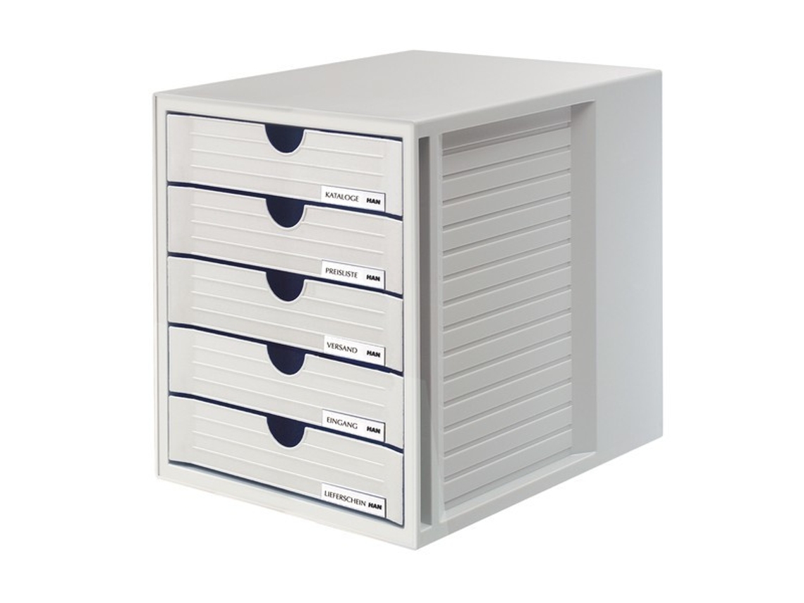 HAN 1450-11 Organizador para Cajón de Escritorio Gris