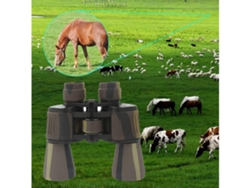 Binoculares militares de alta potencia 20x50 para adultos y niños con visión nocturna con poca luz, compactos e impermeables, ideales para Gusshious