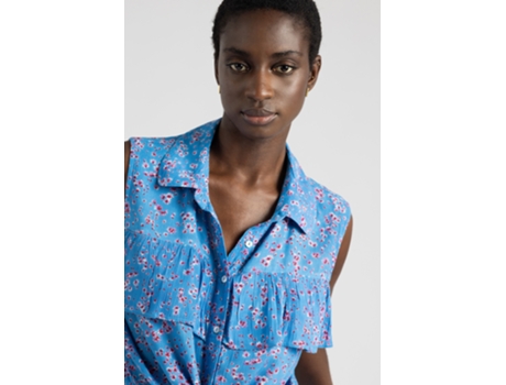 Blusa de Mujer THROTTLEMAN Viscosa Multicolor (M)