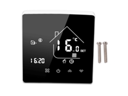 Termostato Inteligente Con Control De Temperatura Programable Mediante Pantalla Táctil Lcd Para Calderas De 95-240 V, Instalación Oculta.