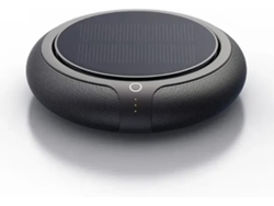 Purificador De Aire Solar Para Coche, Con Filtro Hepa, Ideal Para El Hogar Y El Coche (negro)