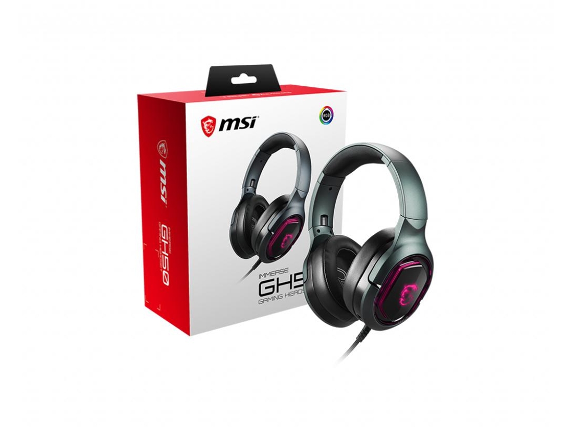 Msi Immerse GH50 Auriculares Diadema Negros