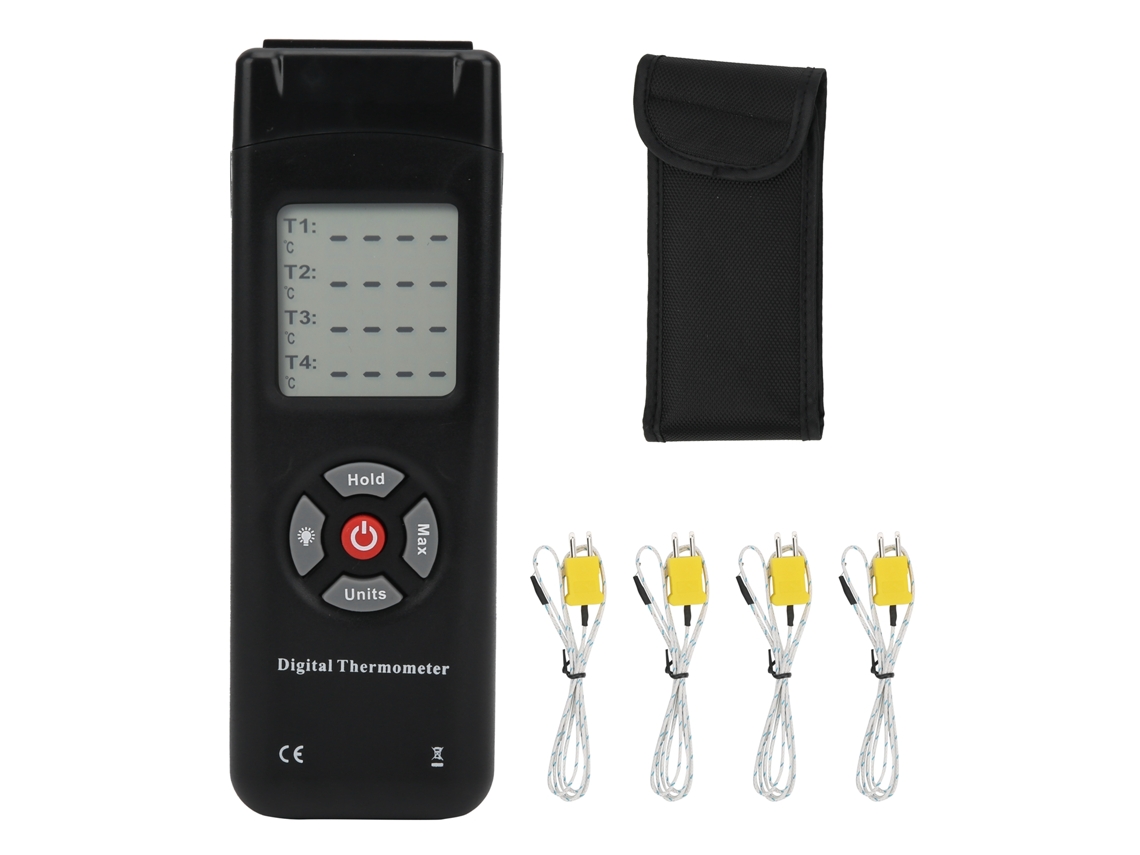 Termómetro Digital De Contacto Con Termopar 4k Tl-tk04 Lcd - Medición De -50~1350°c Alta Precisión