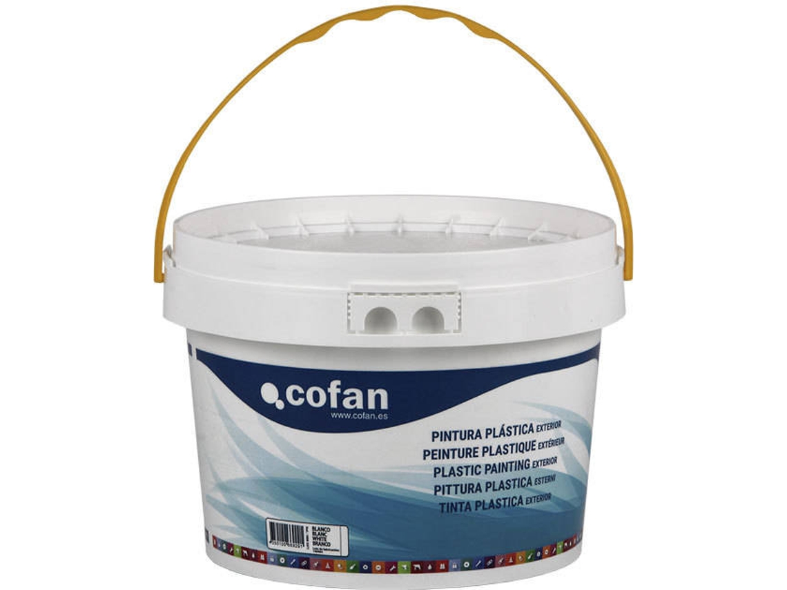 Pintura Plástica Exterior COFAN (5 Kg)  Blanco