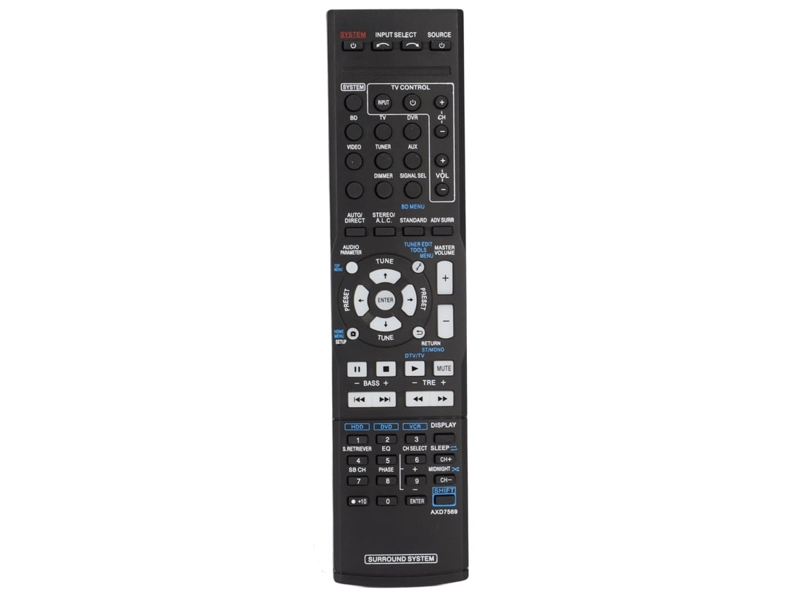 Controle Remoto Substituto Para Receptor Pioneer Axd7569 Controle Remoto De Áudio E Vídeo